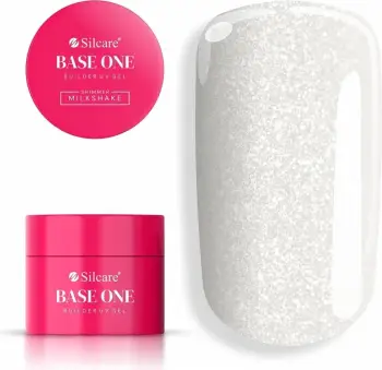 Xhel ndërtues për thonj Silcare Base One Shimmer Milkshake për femra, 50g
