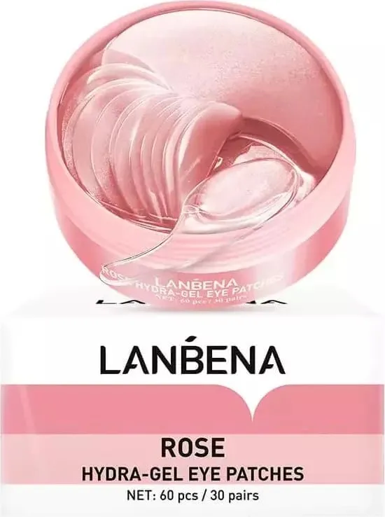 Patches për sy Lanbena Rose Hydrogel për femra, 60 copë - 1