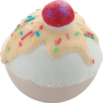 Bombë banje Bomb Cosmetics Cherry Bathewell, Bath Blaster, 160g