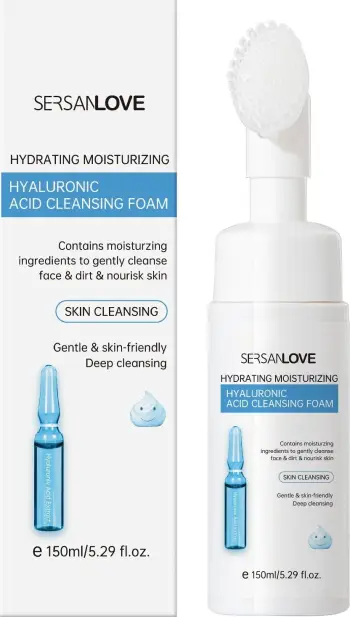 Shkumë pastruese për fytyrë SersanLove me Acid Hialuronik 2% për femra, 150ml