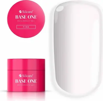 Xhel ndërtues për thonj Silcare Base One Pink për femra, rozë, 15g