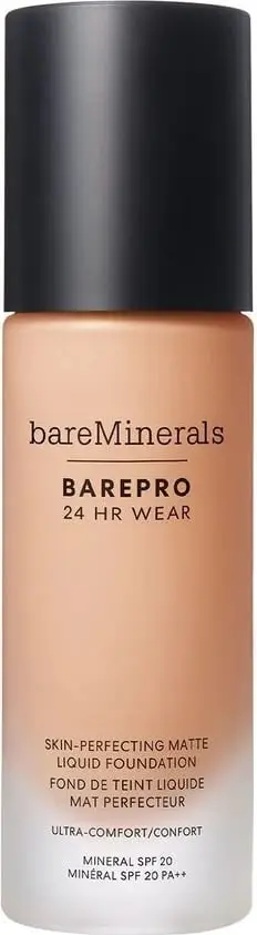 Fondatinë për femra bareMinerals BarePro 24HR Wear Skin-Perfecting Matte Liquid Foundation Medium 30 Cool 30ml