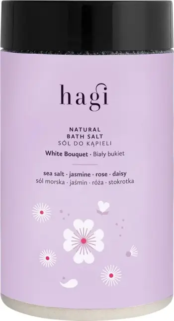 Kripë për banjë për femra Hagi White Bouquet 480g