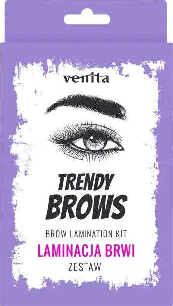 Set për laminim të vetullave Venita Trendy Brows, 6 copë