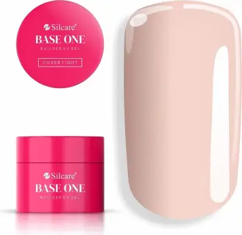 Xhel ndërtues për thonj Silcare Base One Cover Light për femra, 50g