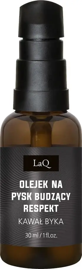 Vaj për mjekër dhe rroje për meshkuj LaQ Kawał Byka Black, 30ml