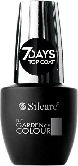 Top Coat për thonj Silcare The Garden of Colour 7 Days për femra, 15ml