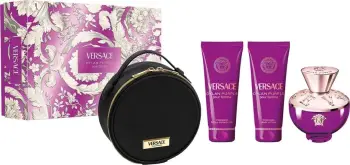 Set parfum Versace Dylan Purple Eau de Parfum, 100ml, 4 pjesë, për femra