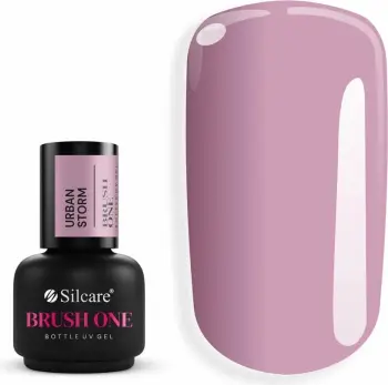 Xhel ndërtues për thonj Silcare Brush One Bottle Gel për femra Urban Storm 15g