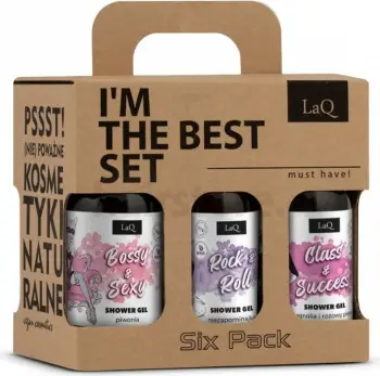 Set xhel dushi për femra LaQ Clean Bag Shots! 6x100ml