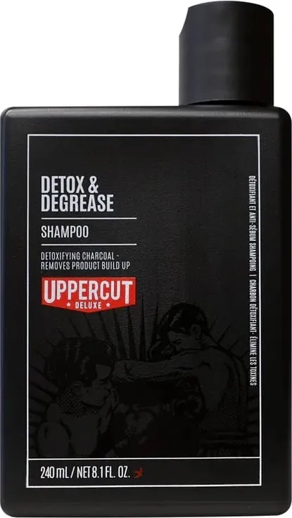 Shampon për burra Uppercut Detox & Degrease Deep Cleansing, 240ml - 1