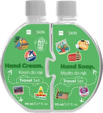 Set krem duarsh dhe sapun duarsh për femra HiSkin Puzzle Travel 90ml + 90ml