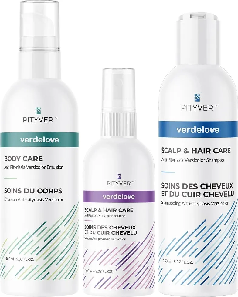 Set dermokozmetik Pityver, për Pityriasis Versicolor, shampo dhe emulsion trupi - 1