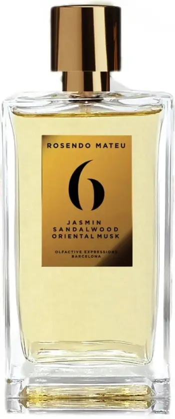 Eau de Parfum unisex Rosendo Mateu No 6 Jasmin Sandalwood Oriental Musk 100ml