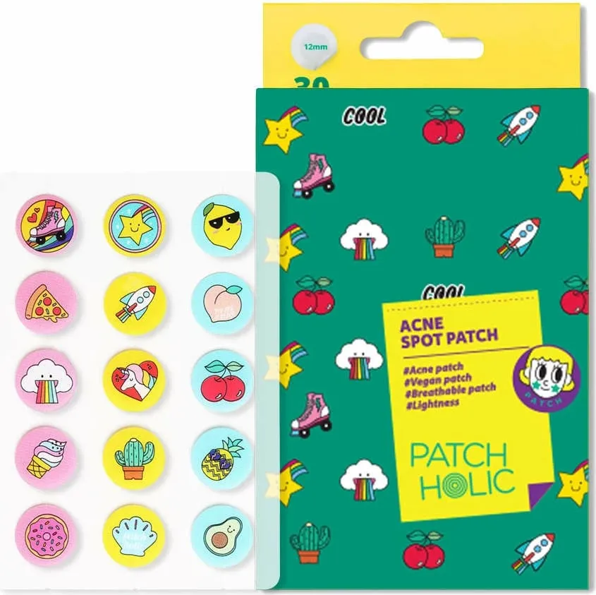 Flaster për akne PATCH HOLIC Acne Spot Patch Colorful për femra, 30 copë - 1