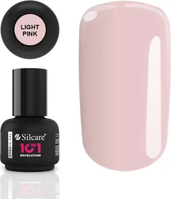 Hybrid Gel për thonj për femra Silcare 10in1 Revolution Light Pink 15g