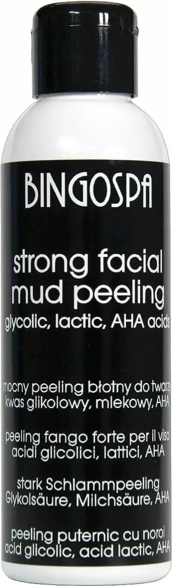 Peeling për fytyrë për femra BingoSpa Strong Mud Facial Peel 100g