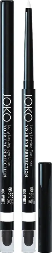 Laps për sy Joko Your Eye Perfection Retractable Eyeliner 009 White për femra, 1 copë
