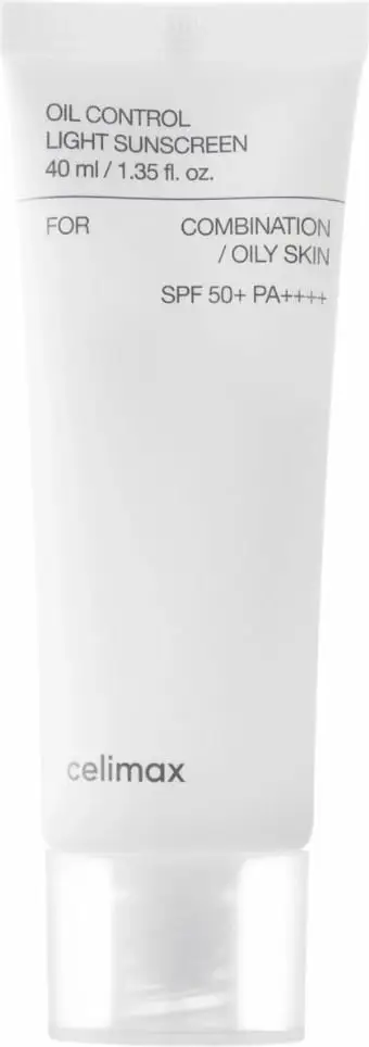 Krem për fytyrë për mbrojtje nga dielli Celimax Oil Control Light Sunscreen Cream SPF50+ PA++++ për femra 40ml
