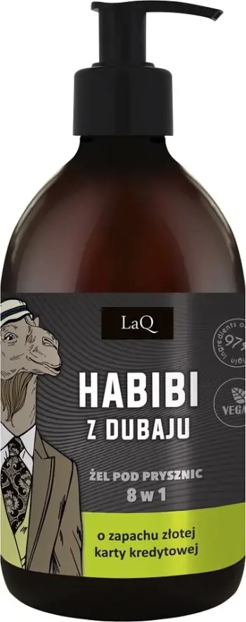 Xhel dushi 8-në-1 për meshkuj LaQ Habibi nga Dubai 500ml