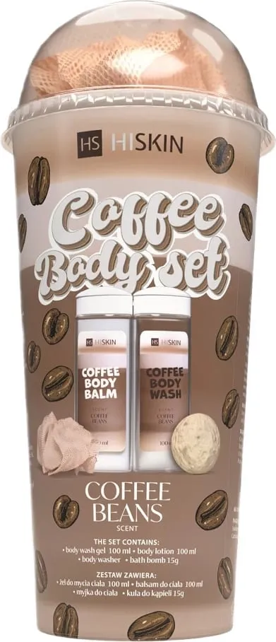 Set për trup HiSkin Coffee Body Set për femra, 4 copë - 1