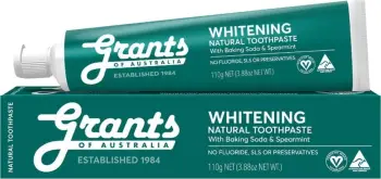 Pasta dhëmbësh Grants of Australia Whitening Natural Toothpaste me mente 110g
