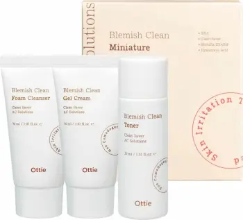 Set për kujdesin e lëkurës Ottie Blemish Clean për femra 3x30ml
