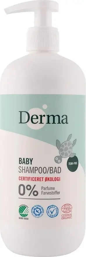 Shampo banje për bebe Derma Eco Baby, 2 në 1, 500ml