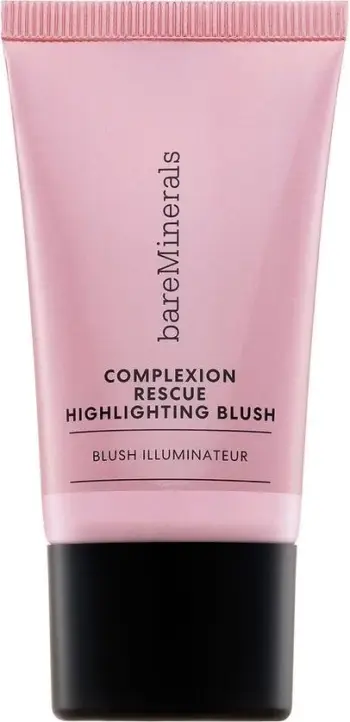 Blush dhe highlighter krem-gel për femra bareMinerals Complexion Rescue Highlighting Blush Illuminating Face Powder Rose Glow 15ml