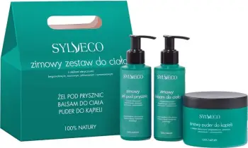 Set për trup për femra SYLVECO Winter Body Set Green, 3 copë