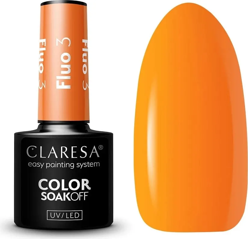Llak për thonj Claresa Fluo për femra neon 3.5g - 1