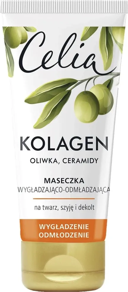 Maskë për fytyrë për femra Celia Kolagjen Zbutëse dhe Rigjeneruese me Vaj Ulliri dhe Ceramide, 60ml - 1
