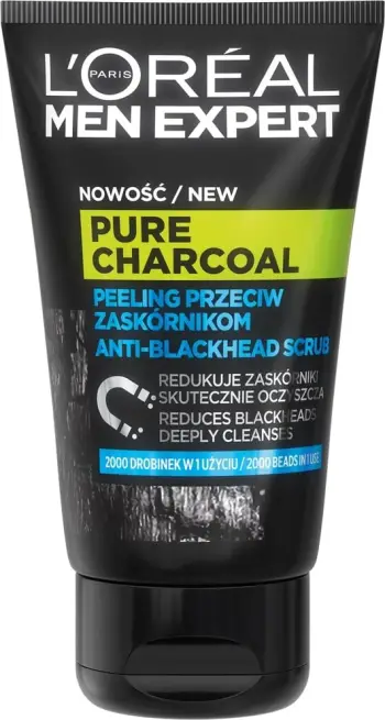 Pastrues dhe eksfoliues L’Oreal Paris Men Expert Anti-Blackhead Peeling Pure Power, 100 ml
