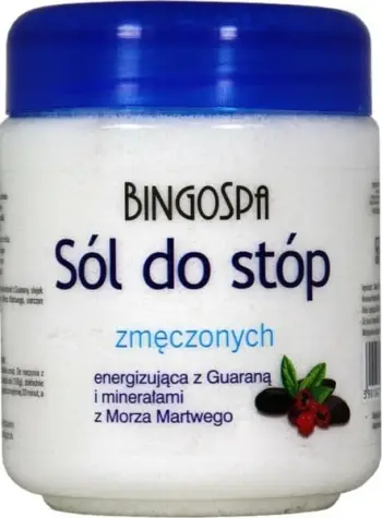 Kripë për këmbë BingoSpa për këmbë të lodhura, 550g