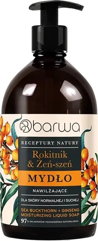 Sapun i lëngshëm Barwa Nature's Recipes Sea Buckthorn + Ginseng 480ml