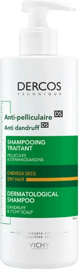 Shampon Vichy Dercos Anti-Dandruff për flokë të thata kundër zbokthit 390ml