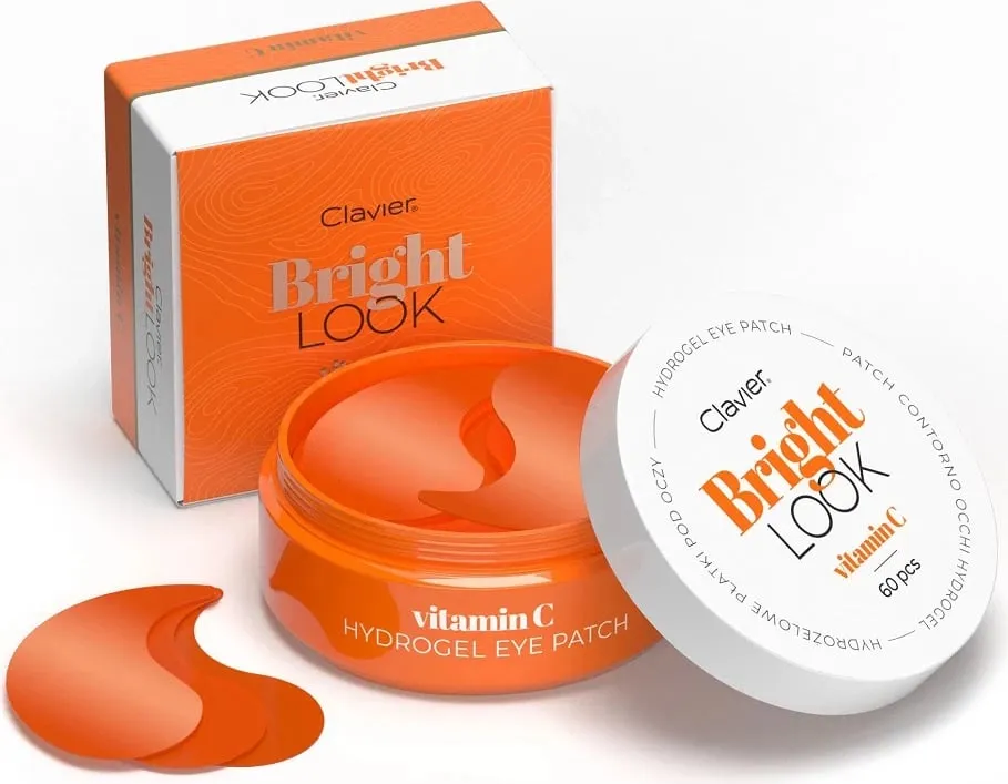 Patch për sy Clavier Bright Look Hydrogel Vitamin C për femra 60 copë - 1