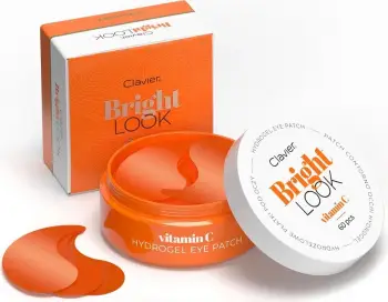Patch për sy Clavier Bright Look Hydrogel Vitamin C për femra 60 copë