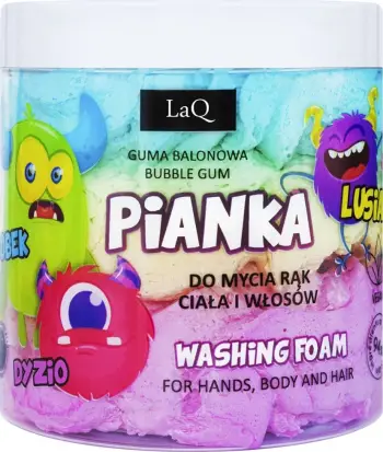 Shkumë larëse për fëmijë LaQ 3-Color Bubble Gum, 100g