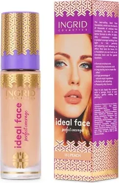 Fondatinë Ingrid Ideal Face Make Up Foundation 016 Peach 35ml - 1