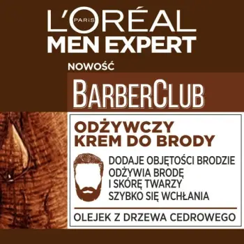Krem për mjekër për meshkuj L'Oreal Paris Men Expert Barber Club, 50ml