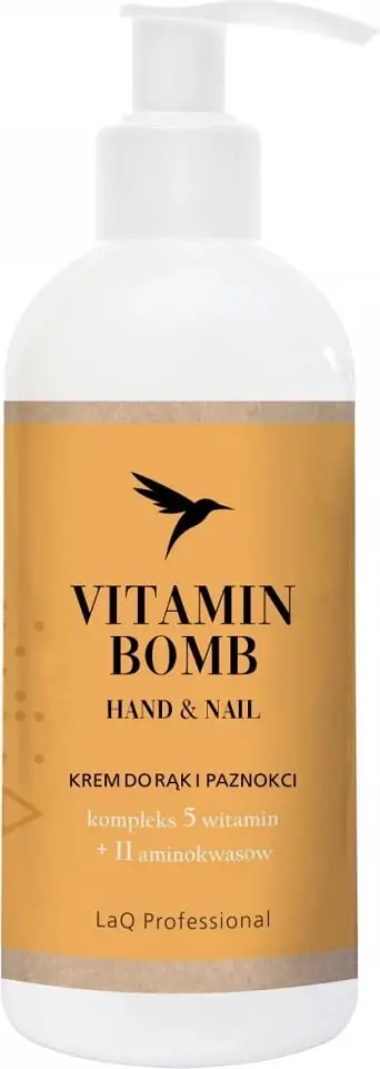 Krem duarsh dhe thonj LaQ Vitamin Bomb, 300ml, për lëkurë të dëmtuar