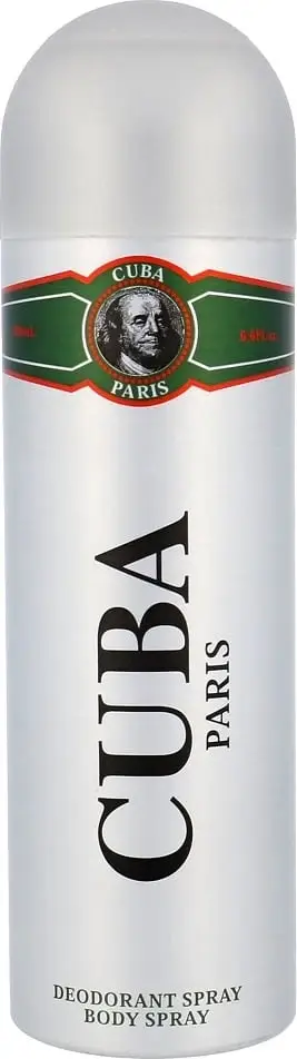 Deodorant spray për meshkuj Cuba Original Green 200ml