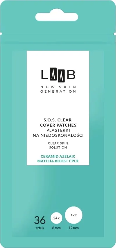 Pllastra për puçrra AA Laab Clear Skin Solution për femra, 36 copë - 1