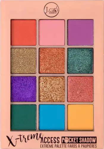 Paletë për sy J.Cat Beauty X-Treme Access Pocket Shadow 103 Pops of Paparazzi për femra, 10g