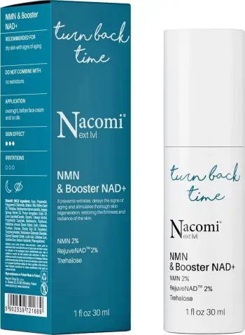 Serum për fytyrë Nacomi Next Level NMN & Booster NAD+ për femra, 30ml