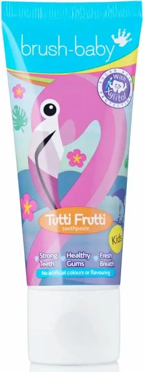 Pasta për dhëmbë për fëmijë Brush-Baby Flaming Tutti Frutti 50ml