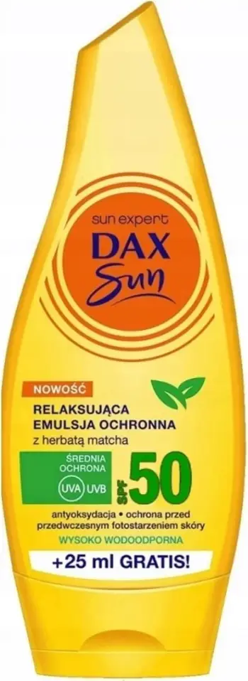 Emulsion mbrojtës për trup Dax Sun Matcha Tea SPF50, 175ml