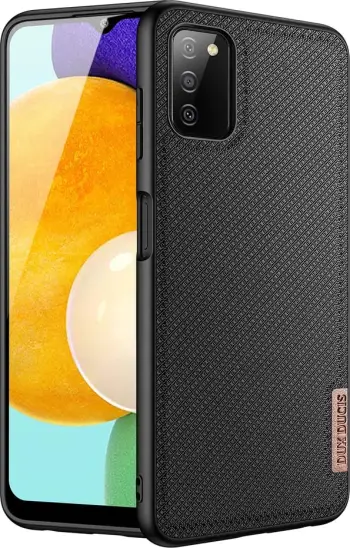 Mbështjellës Dux Ducis Fino për Samsung Galaxy A03s, najlon, i zi