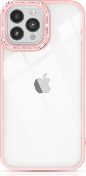 Mbështjellës Kingxbar Sparkle Series për iPhone 13 Pro me kristale, Rozë